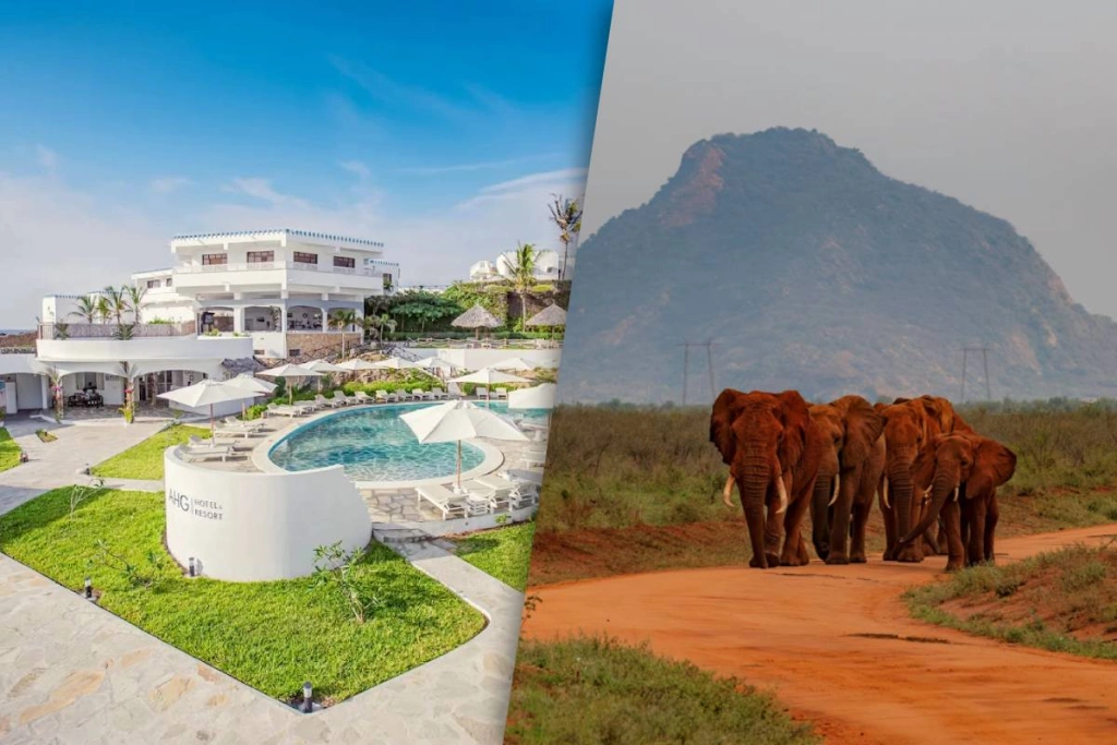 Safari Tsavo East - Amboseli - Tsavo West en verblijf bij Kappa Club AHG Lion Beach Resort & Spa 4*nl
