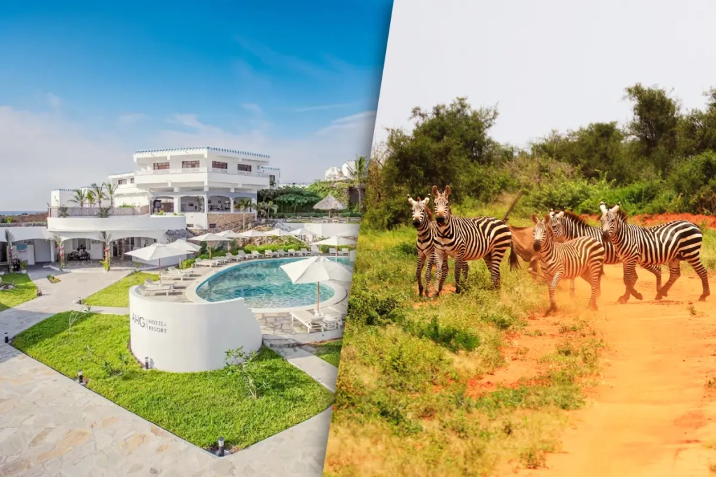 Safari Tsavo Oost/West en verblijf bij Kappa Club AHG Lion Beach Resort & Spa 4*nl