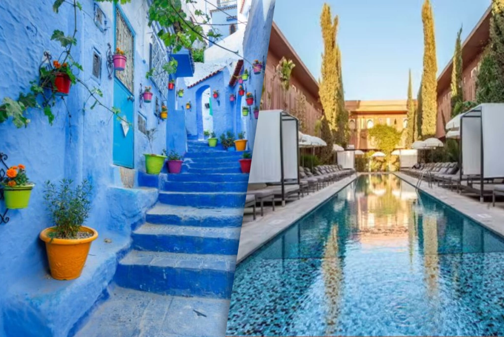 Coralia Tour: ontdekking van de keizerlijke steden en Chefchaouen en uitbreiding in de Kenzi Club Agdal Medina 5*
