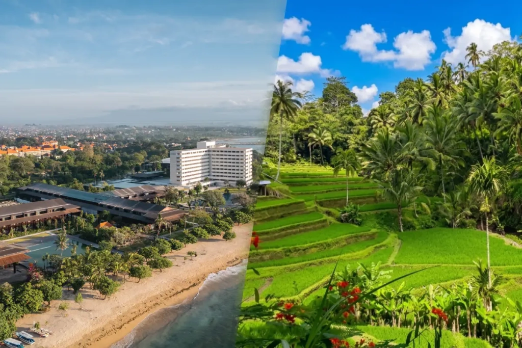 Authentieke Bali-rondreis, beginnend bij het 5-sterrenhotel Kappa Senses Ubud en eindigend bij het 5-sterrenhotel Bali Beach The Heritage Collection.