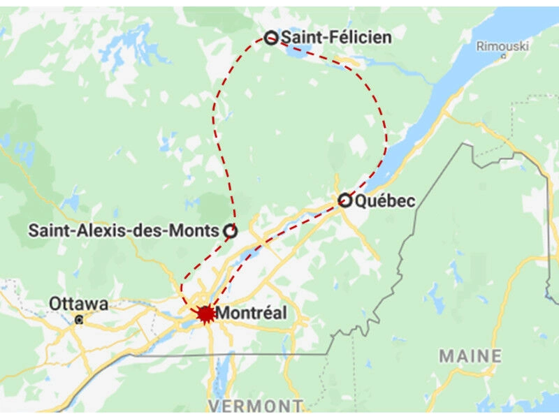 Klassieke rondreis door Quebec met eigen vervoer (8 nachten)