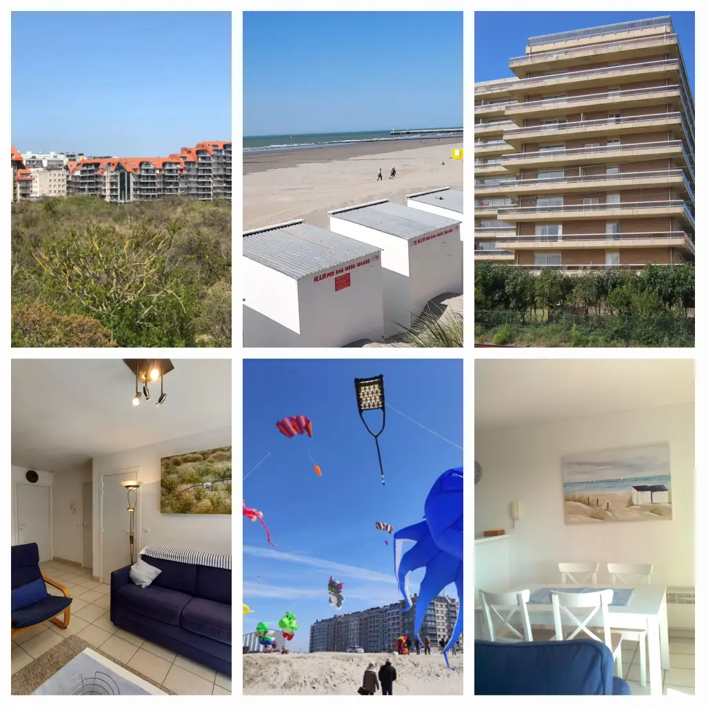 Nieuwpoort-bad:  lastminute 26/5 tot 30/5 vakantieappartement 1-4 personen groot terras