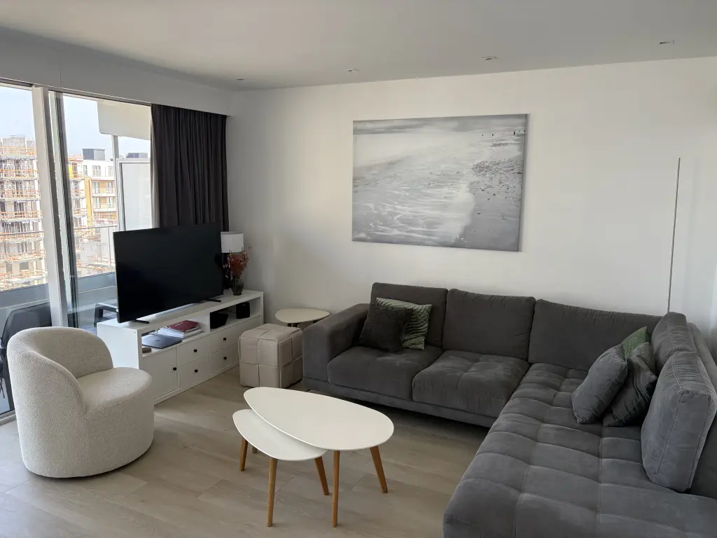 Mooi lichtrijk tweekamerappartement in Nieuwpoort-Bad (incl. garage)